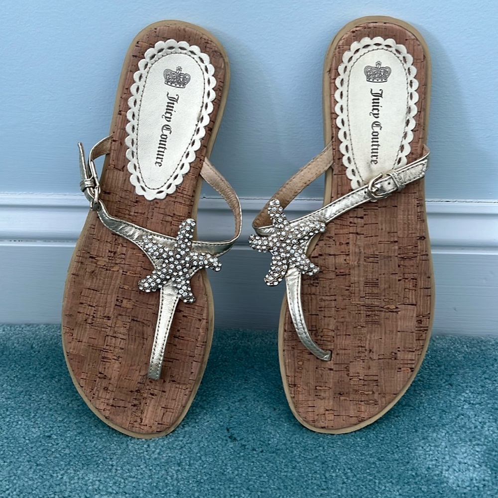 Juicy couture starfish sandals